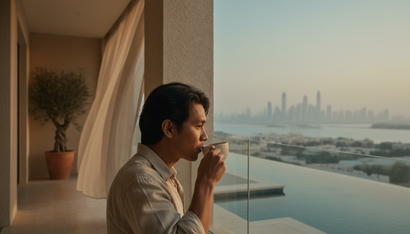 Ang Halaga ng Katahimikan sa Gitna ng Dubai — coverage mentioning Jumeirah Golf Estates