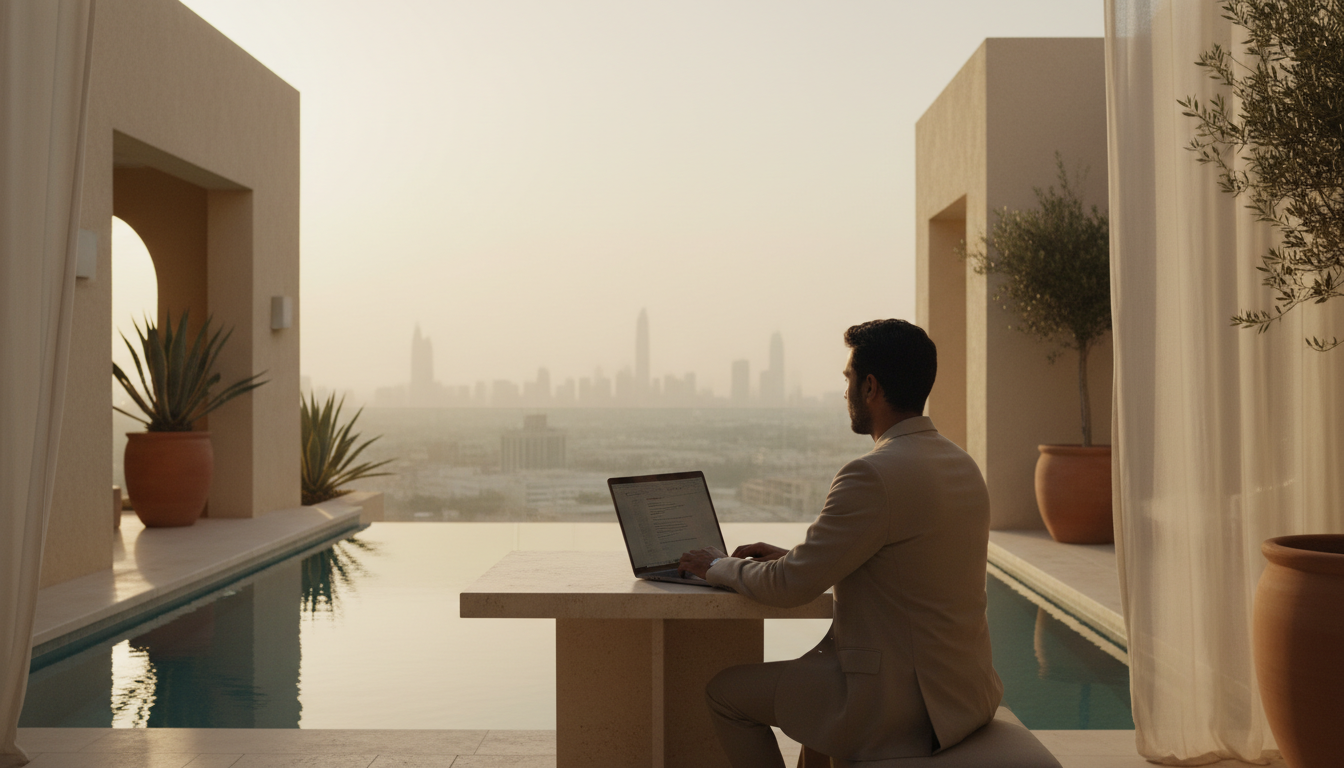 O Luxo da Mobilidade em Dubai — coverage mentioning Dubai Media City