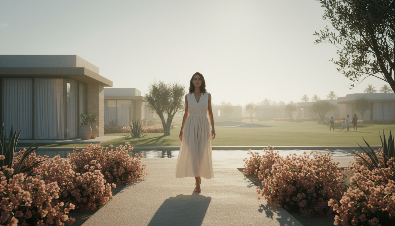 O Verde do Golfe: Vivendas de Luxo no Dubai — coverage mentioning Dubai Hills