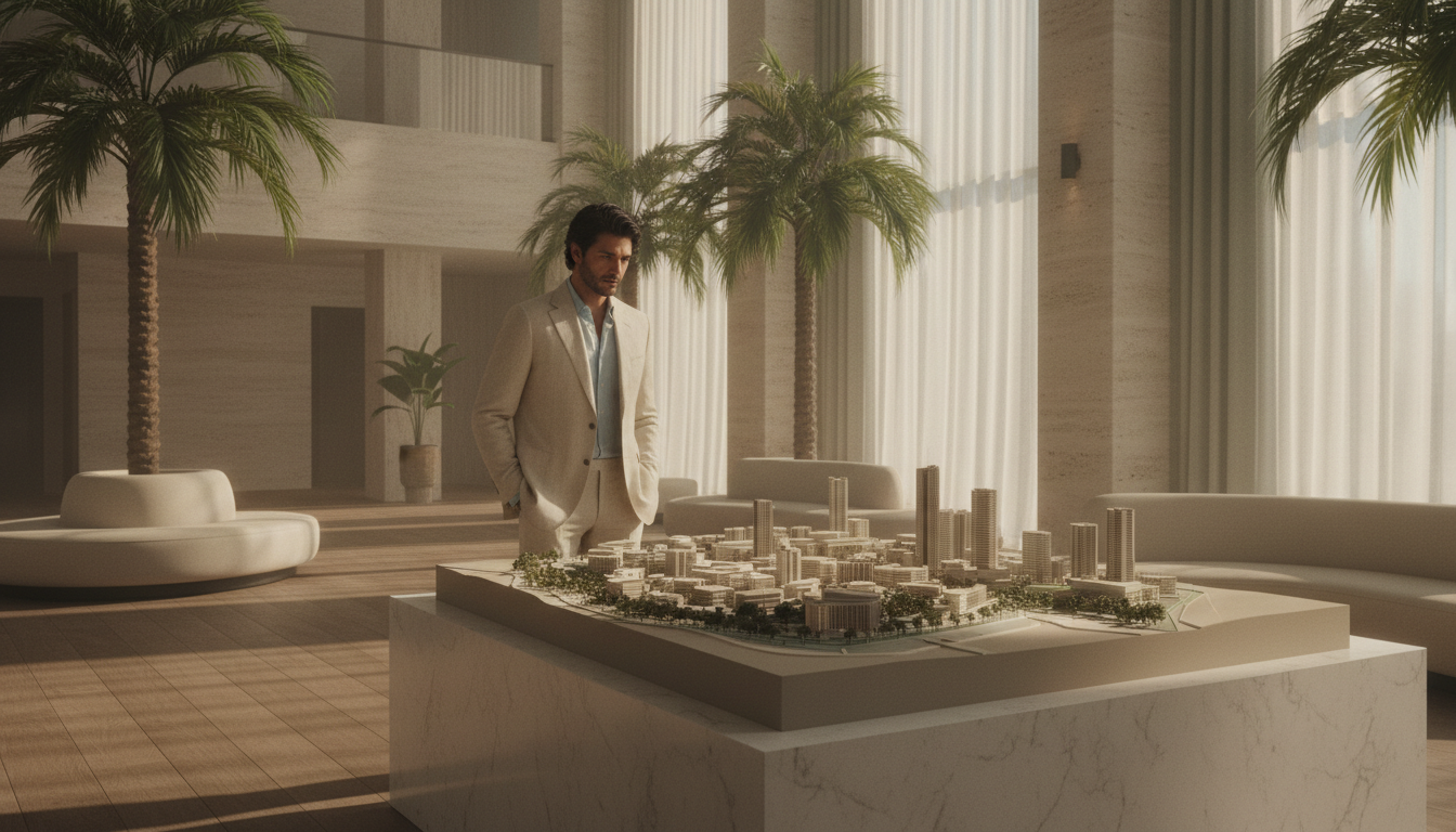 Piani Urbani di Dubai e il Tuo Ritorno Off-Plan — coverage mentioning Town Square