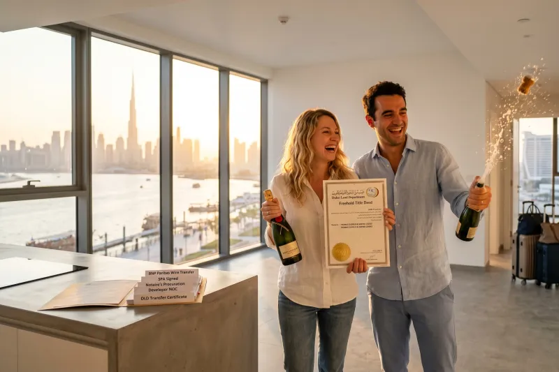 Buying Dubai Property From France: From Wire Transfer to Title Deed