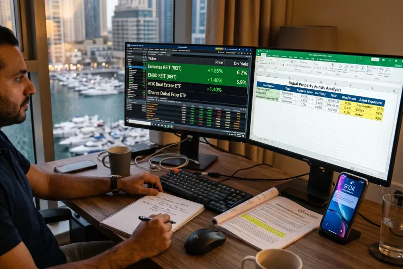 Investing in the Dubai Property Index: REITs, ETFs, and Fund Options