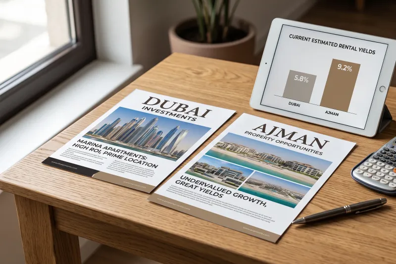 Dubai vs Ajman Rental Yields: The Numbers That Surprised Us