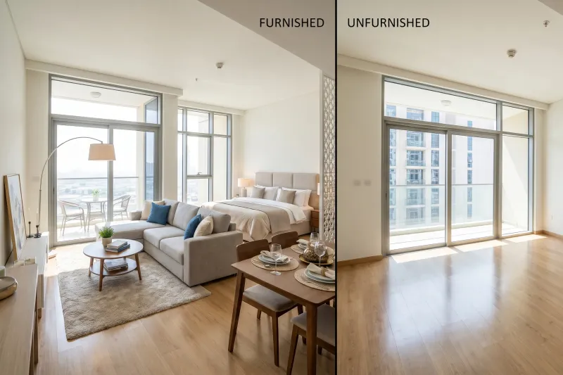 Furnished vs Unfurnished Rentals in Dubai: The Real Cost Difference