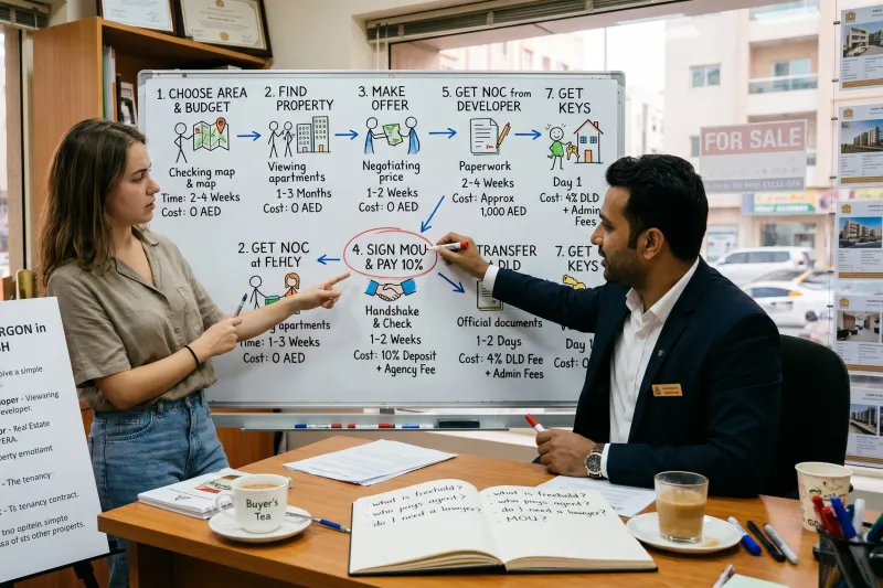 How Dubai Real Estate Actually Works: A Plain-English Guide for First-Time Buyers