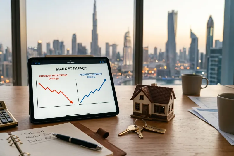How Interest Rate Cuts Affect Dubai Property: What Buyers Should Know