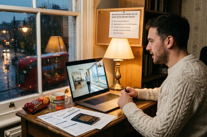 Renting a Dubai Apartment From the UK: The Full Remote Process